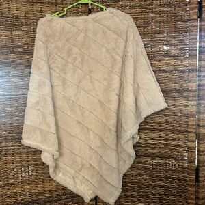 Cream Poncho